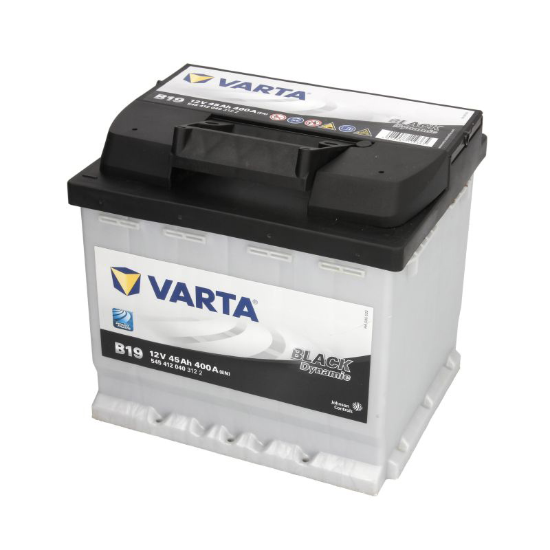 Batteria Auto Varta Black 45Ah 400A 12V B19 Ricambi Auto SMC